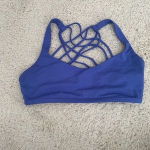Periwinkle free to be lululemon bra